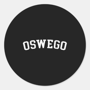 Oswego classic round sticker