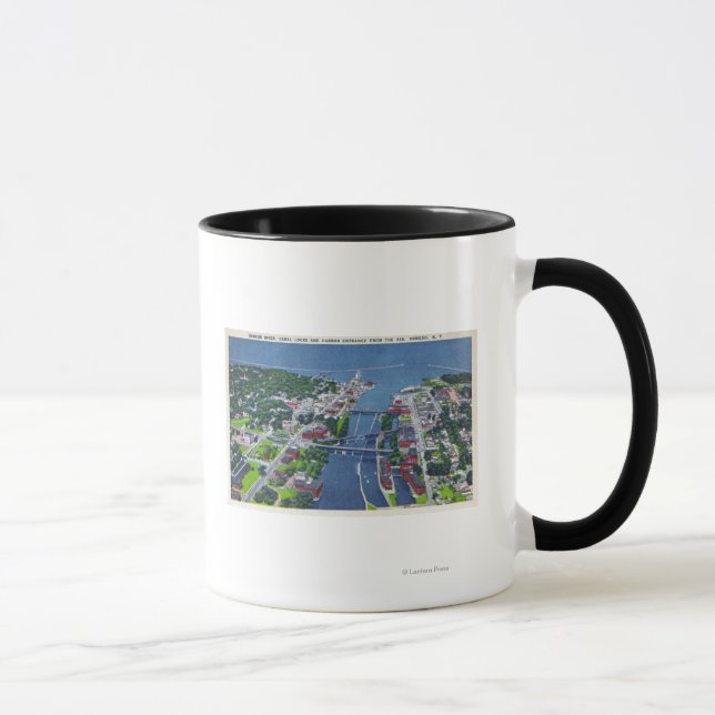 Oswego River, Locks, Harbour Entrance Mug (Right)