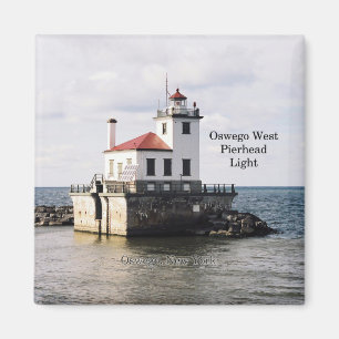 Oswego West Pierhead Light magnet