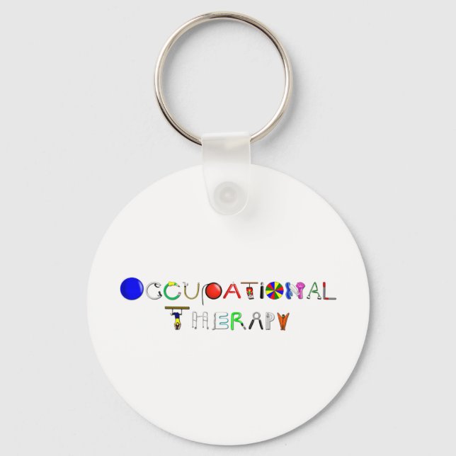 OT at Work Key Ring (Front)