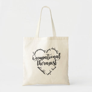 Ot Heart Occupational Therapy Sayings Tote Bag