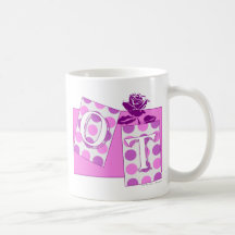 ot letter blocks pink purple