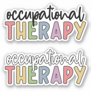 OT Occupational Therapy Colourful