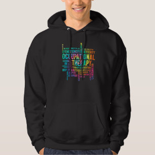 OT Occupational Therapy Therapist Tie Dye Hoodie