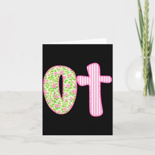 Ot Preppy Occupational Therapy, Boho Cota Girly Co Card