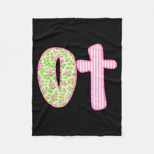 Ot Preppy Occupational Therapy, Boho Cota Girly Co Fleece Blanket