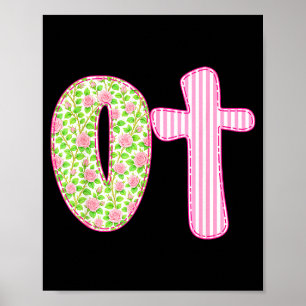 Ot Preppy Occupational Therapy, Boho Cota Girly Co Poster