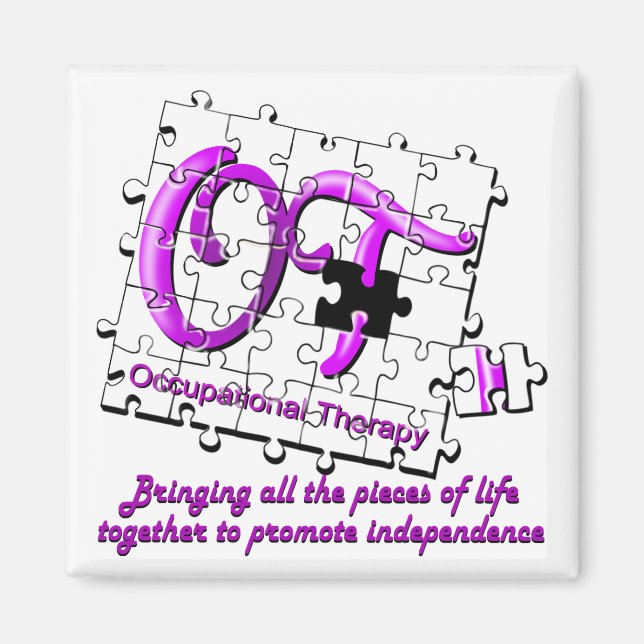 ot puzzle purple magnet (Front)