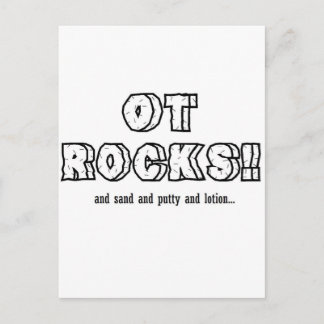 OT ROCKS! POSTCARD
