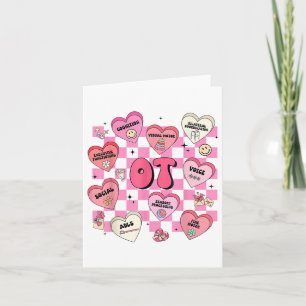 Ot Valentines Day Heart Occupational Therapist Ot Card