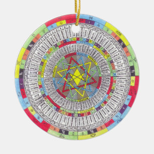 OTA MASTER MANDALA CERAMIC TREE DECORATION
