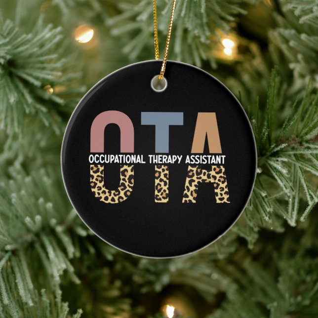 OTA Occupational Therapy Assistant Gift Ceramic Tree Decoration (Tree)