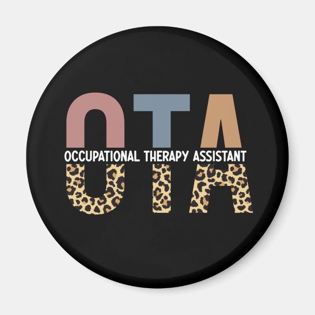 OTA Occupational Therapy Assistant Gift Magnet (Front)