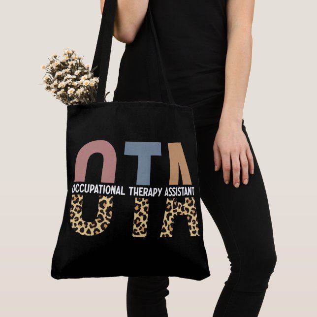 OTA Occupational Therapy Assistant Gift Tote Bag (Close Up)