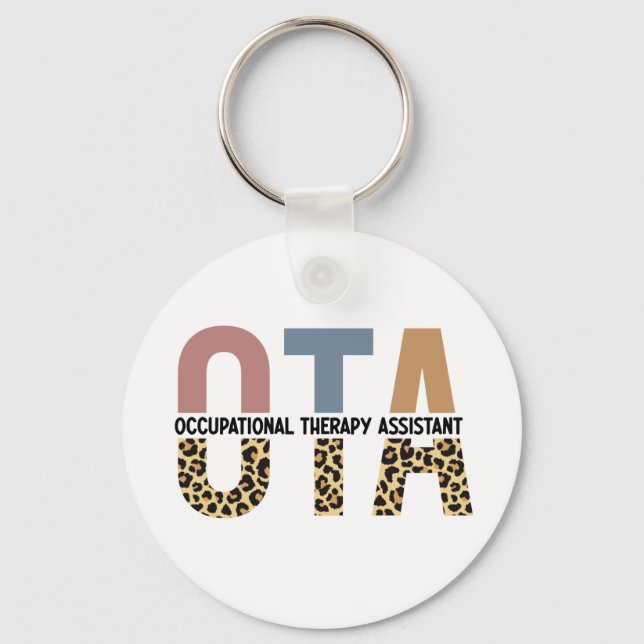 OTA Occupational Therapy Assistant Gifts Key Ring (Front)