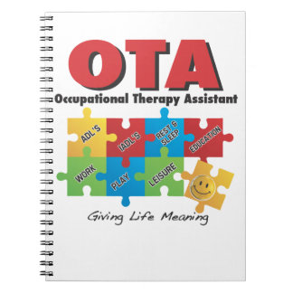 OTA - Occupational Therapy Assistant Notebook-COTA Spiral Notebook