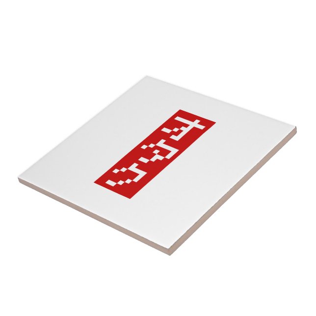 OTAKU 8 Bit Pixel Japanese Katakana BLOCK Vertical Tile (Side)