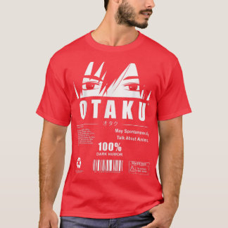 Otaku Anime Lover 100 Dark Humour Japanese Manga T-Shirt