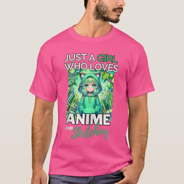 Otaku Anime T-Shirt (Front)