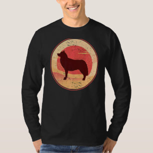Otaku Huskie Dog Retro 5 T-Shirt