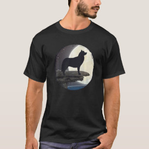 Otaku Huskie Dog Retro T-Shirt
