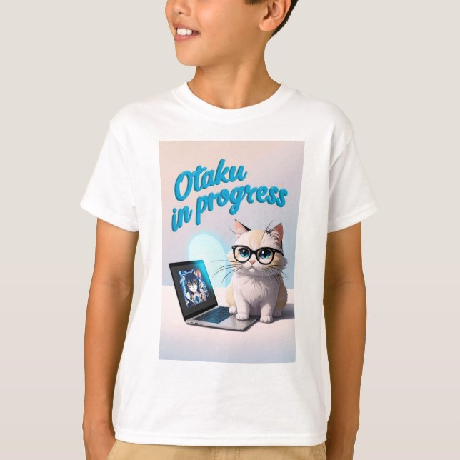 Otaku in Progress. T-Shirt (Front)