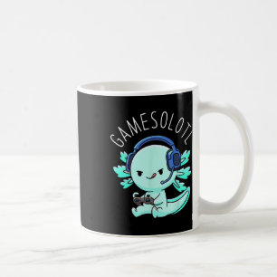 Otaku Lifestyle Threads Shirt Co. Gamesolotl Axolo Coffee Mug