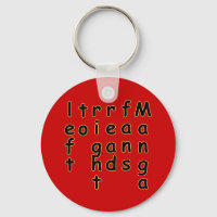 Otaku Manga Fan Joke Keychain Fob
