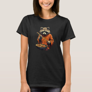 Otaku   Racoon Eat Japanese Food Ramen Noodles 14 T-Shirt