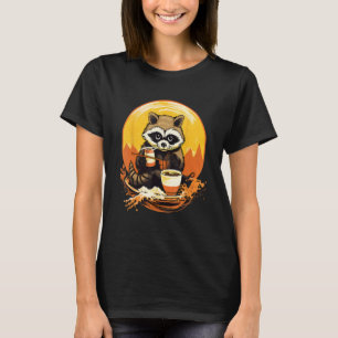 Otaku Racoon Eat Japanese Food Ramen Noodles 2 T-Shirt