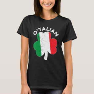 O'talian Italian St Patrick's Day Italia Flag Sham T-Shirt