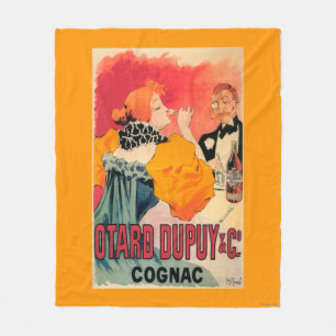 Otard-Dupuy & CO. Cognac Promotional Poster Fleece Blanket
