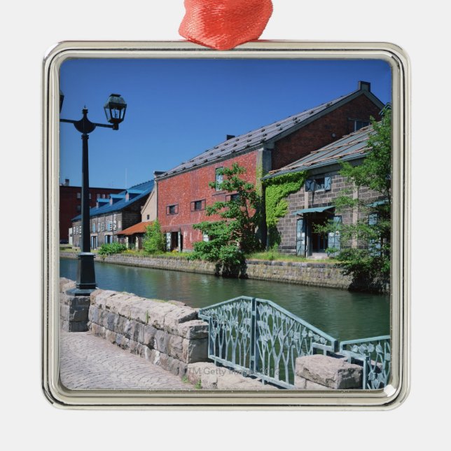 Otaru Canal 2 Metal Tree Decoration (Front)