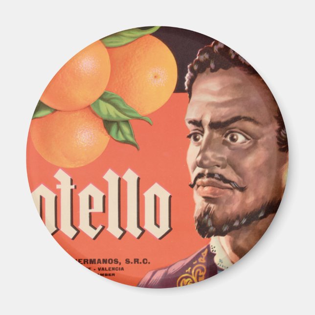 Otello Orange Label Magnet (Front)