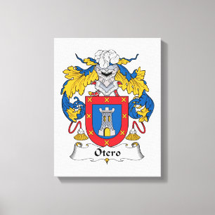 Otero Family Crest Canvas Print