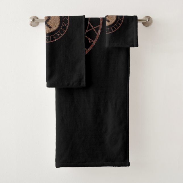 Othala Elder Futhark rune Bath Towel Set (Insitu)