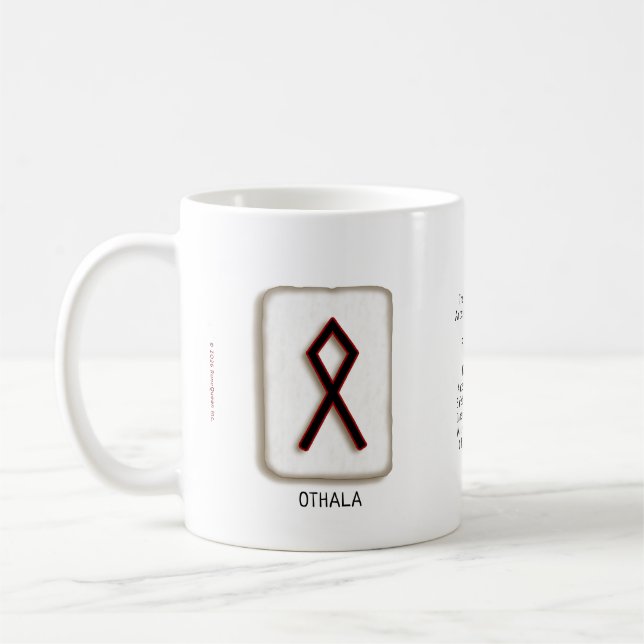 Othala RuneStone 11 oz. Mug (Left)