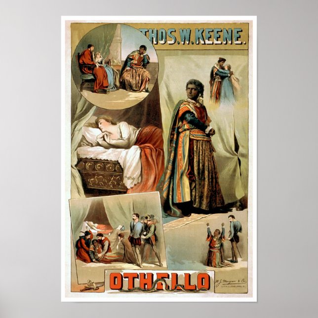 Othello Vintage Theatre Poster (Front)