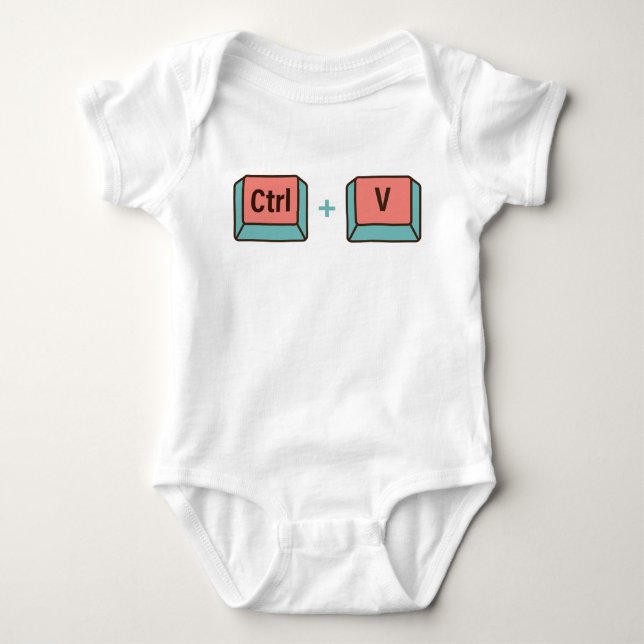 Othello's Dad and Baby Matching Outfits Copy Paste Bodysuit (Front)