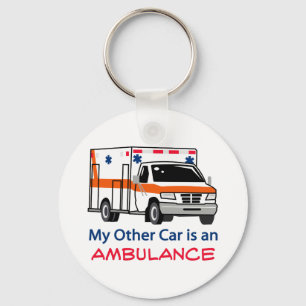 Other Car Is Ambulance Key Ring