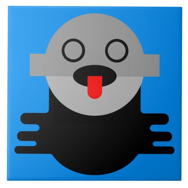 Other Dimension Dada Alien Manga Clupkitz Tile (Front)