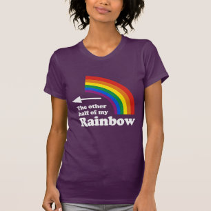 OTHER HALF OF MY RAINBOW POINTING LEFT - white.png T-Shirt