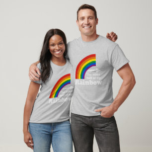 OTHER HALF OF MY RAINBOW POINTING RIGHT - white.pn T-Shirt