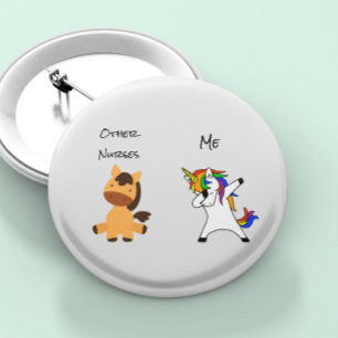 Other Nurses Unicorn Medical Field Hospital 10 Cm Round Badge