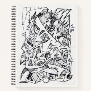 Other Planes of Here, ink drawing Notebook