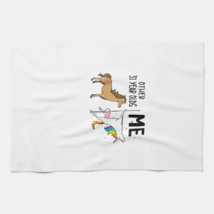 Other Unicorn 31 Year Olds Birthday And Me Gift Fo Tea Towel