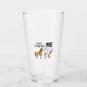 Other Unicorn 50 Year Olds Birthday And Me Gift Fo Glass