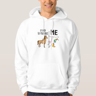 Other Unicorn 50 Year Olds Birthday And Me Gift Fo Hoodie
