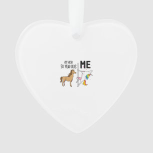 Other Unicorn 50 Year Olds Birthday And Me Gift Fo Ornament