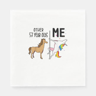Other Unicorn 57 Year Olds Birthday And Me Gift Fo Napkin